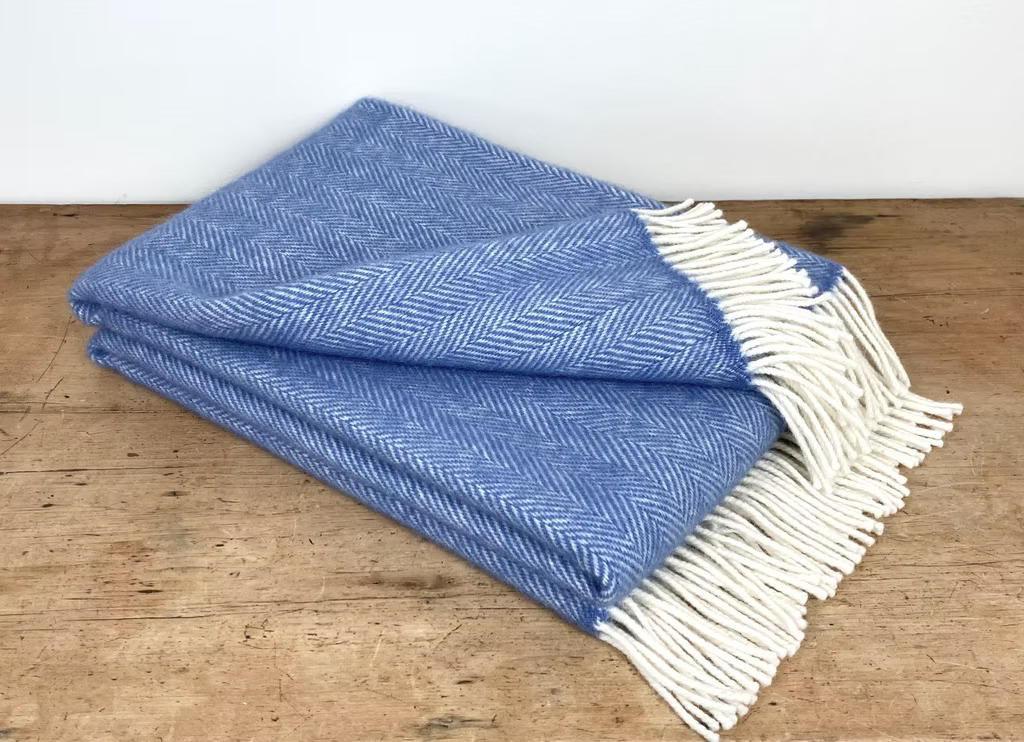 Richmond Throw Cornflower Blue