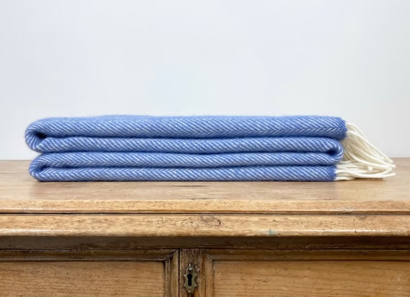 Richmond Throw Cornflower Blue