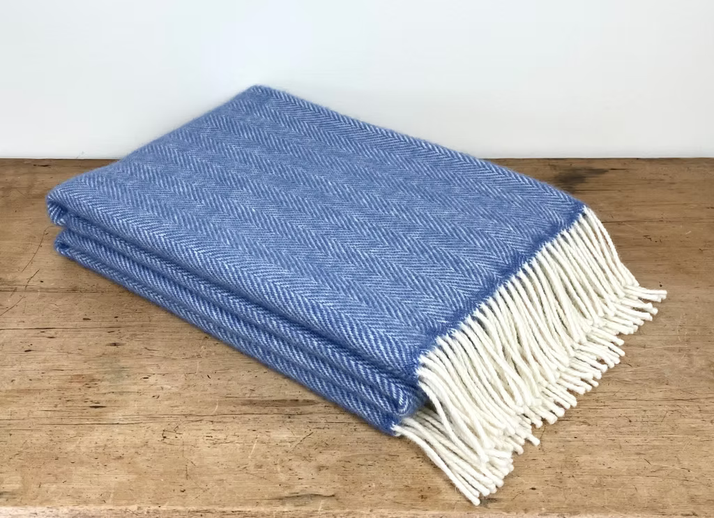 Richmond Throw Cornflower Blue