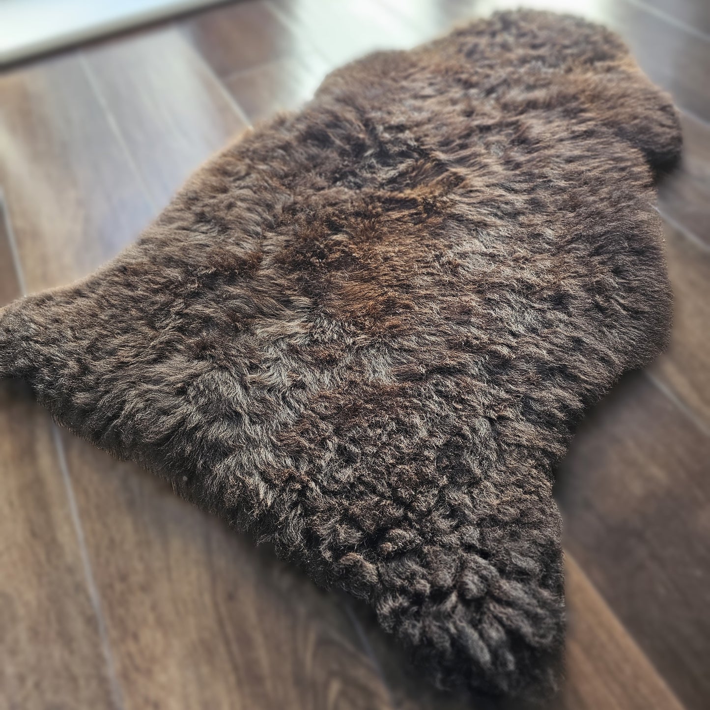 Natural Brown British Sheepskin Rug