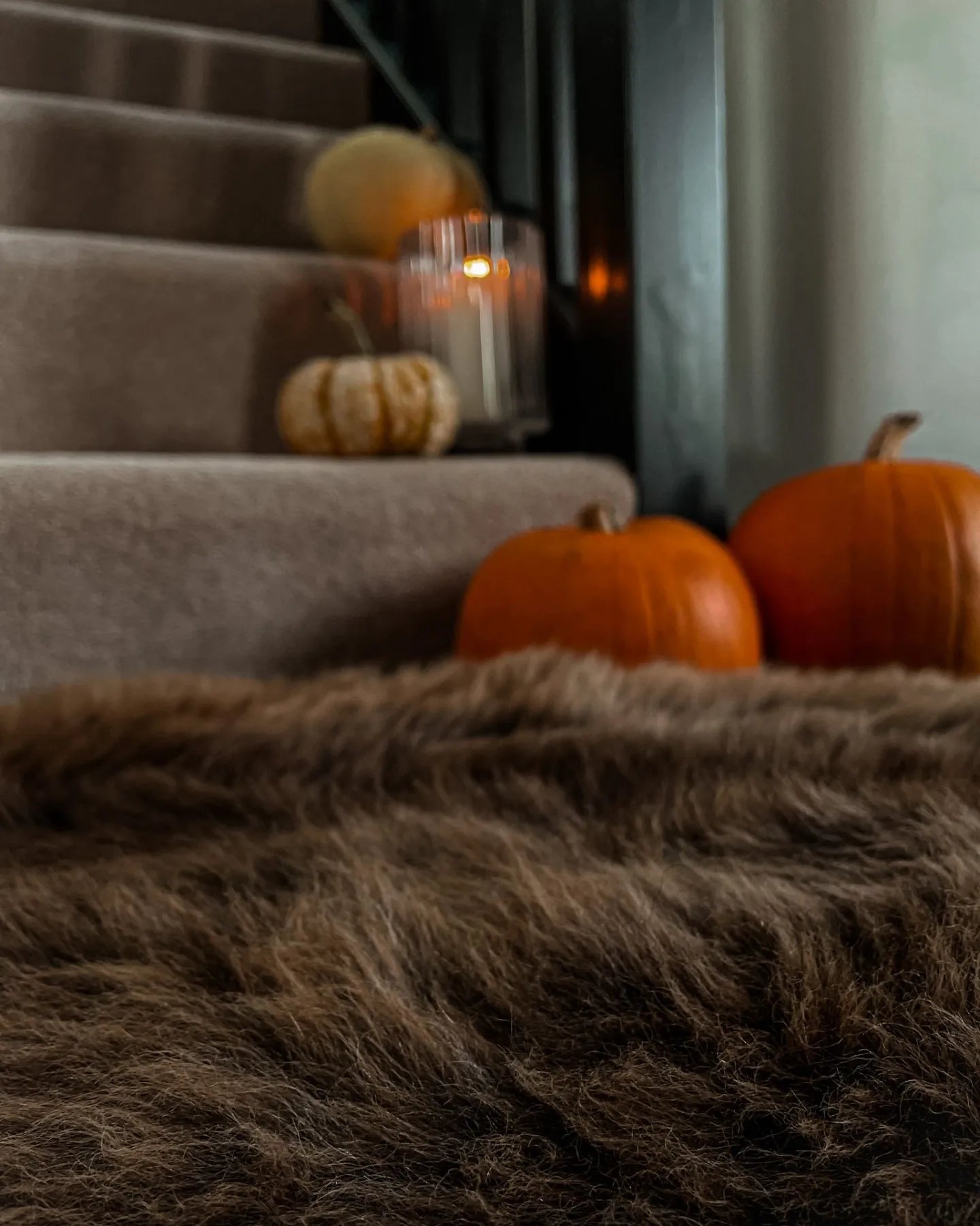 Natural Brown British Sheepskin Rug
