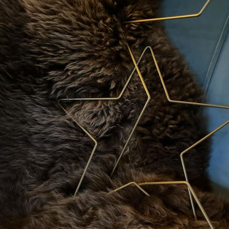 Natural Brown British Sheepskin Rug