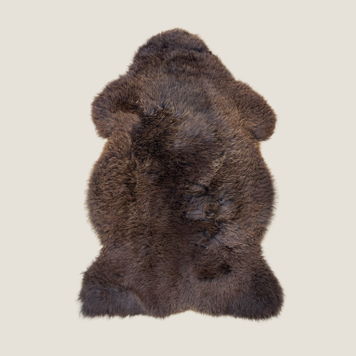 Natural Brown British Sheepskin Rug